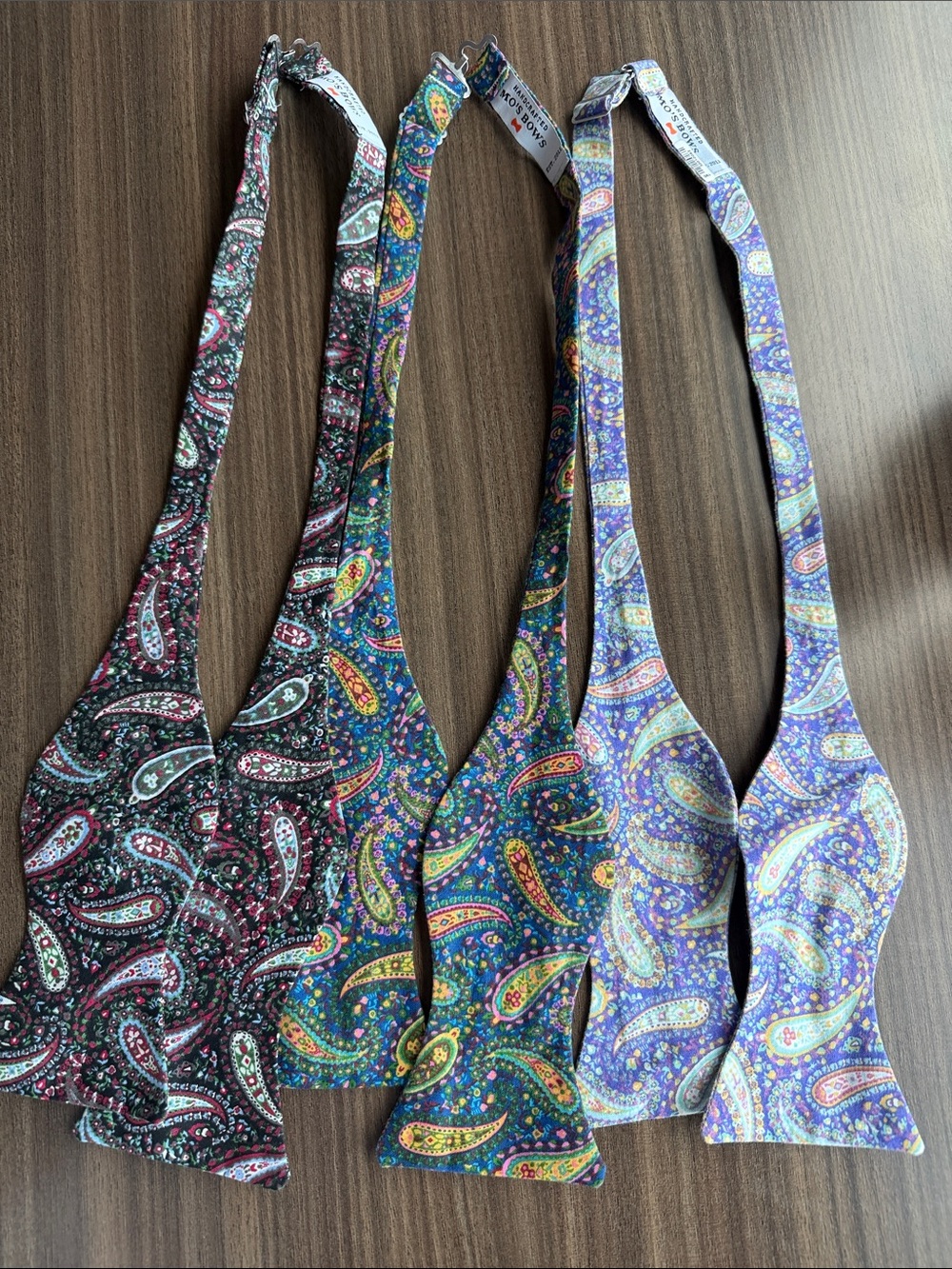 Lot of 3 Mo’s Bows ties in EEUC